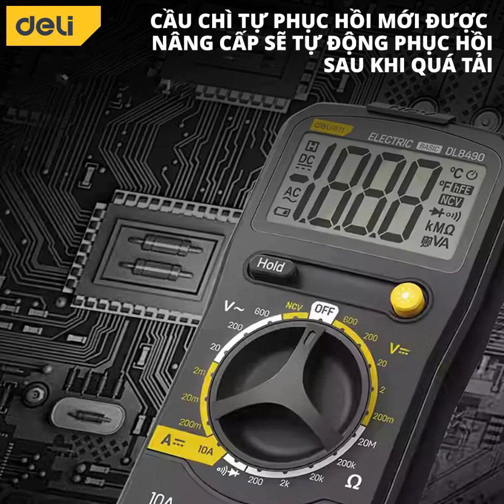 Đồng hồ vạn năng có còi 3-1/2 600V