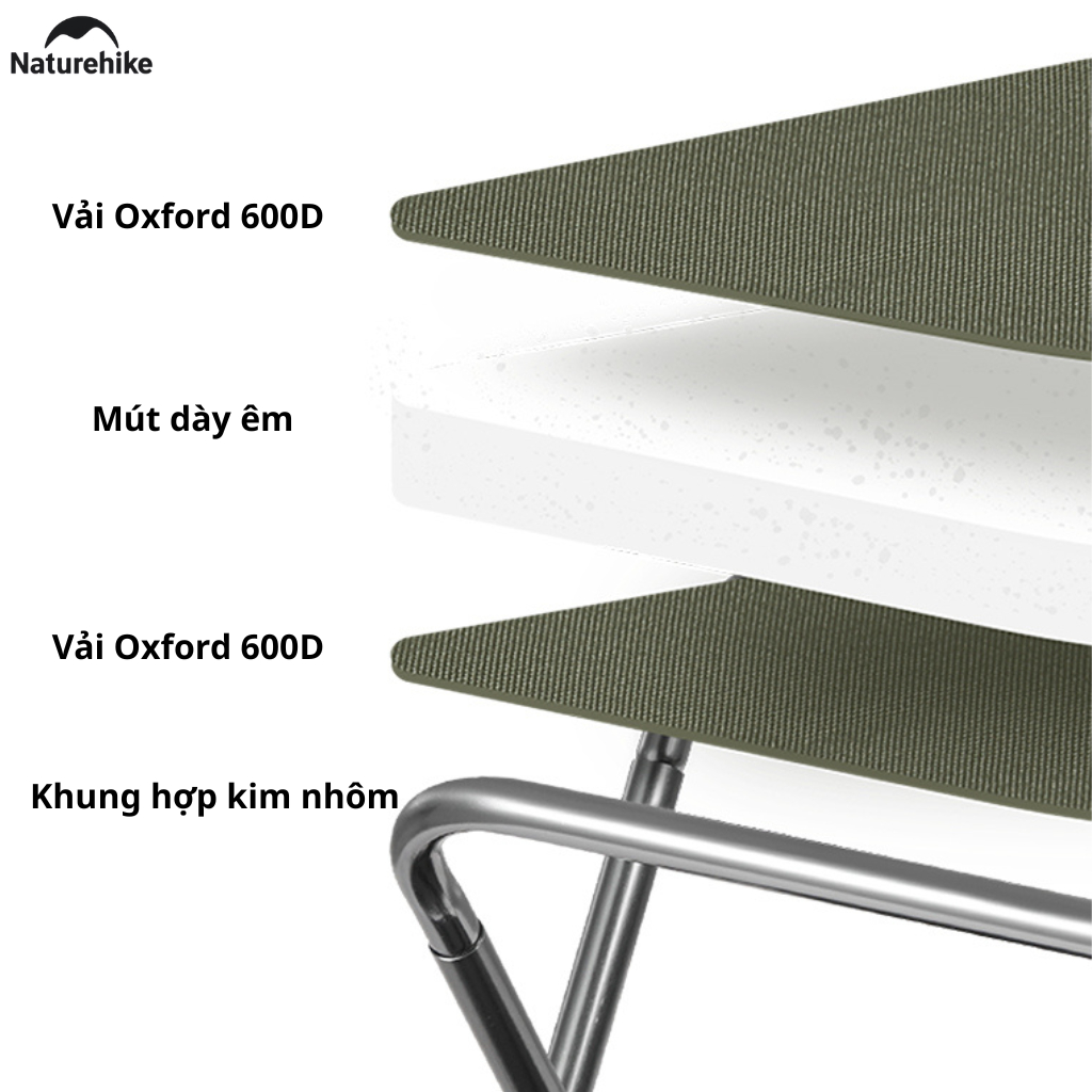 Ghế Camping Mini Naturehike - Đen