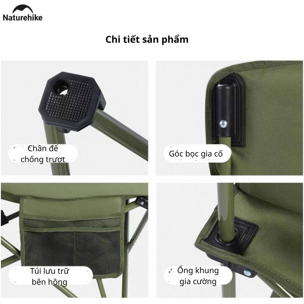 Ghế Mặt Trăng CNK2650JJ010 Sea Star 001 Tựa Lưng Cao Bọc Đệm Bông - Nâu