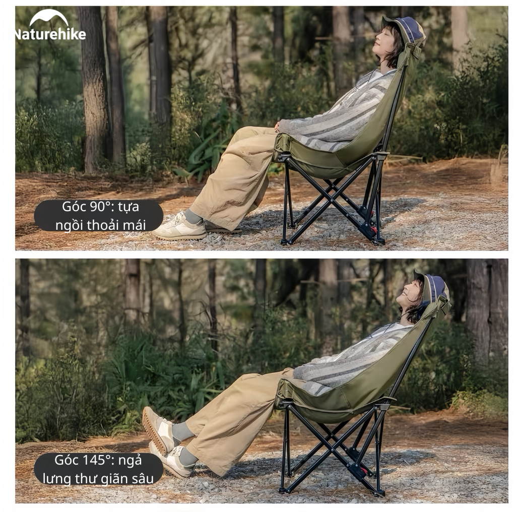Ghế Xếp Dã Ngoại CNK2550JJ019 Naturehike - KHAKI