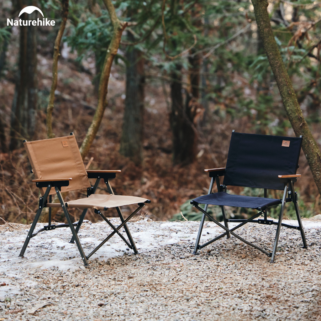 Ghế cắm trại gấp gọn Naturehike Portable Camping Chair CNK2300JJ018 - Màu nâu