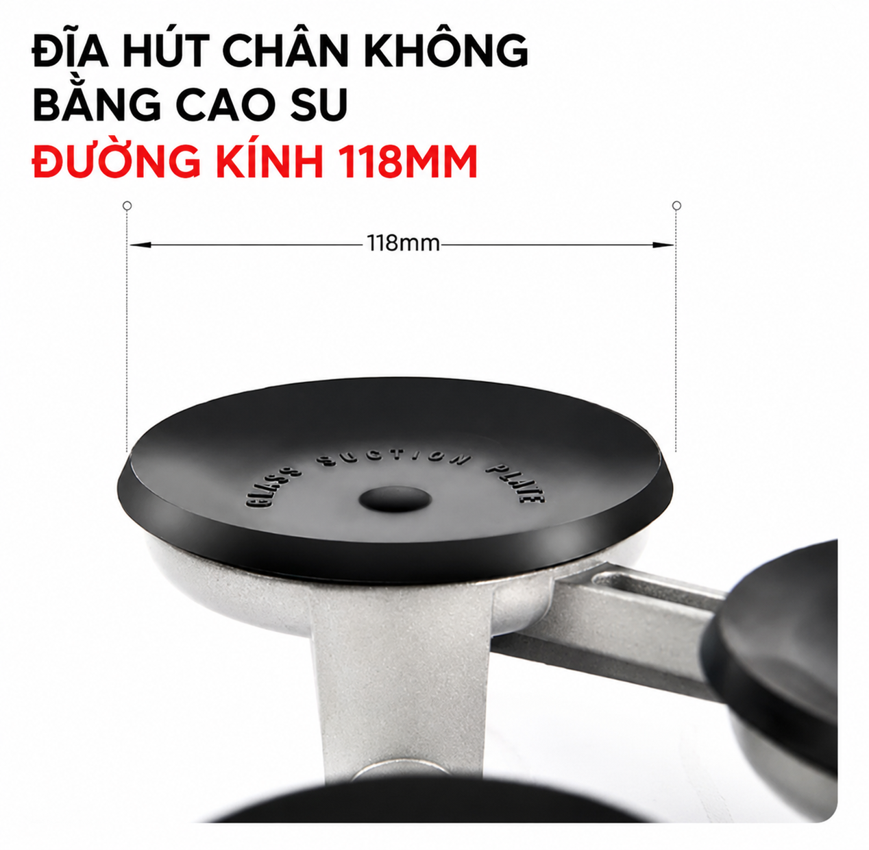 Dụng Cụ Hút Kính 3 Chân Deli DL-XP03 Hợp Kim Nhôm , Hít kính ba 130kg