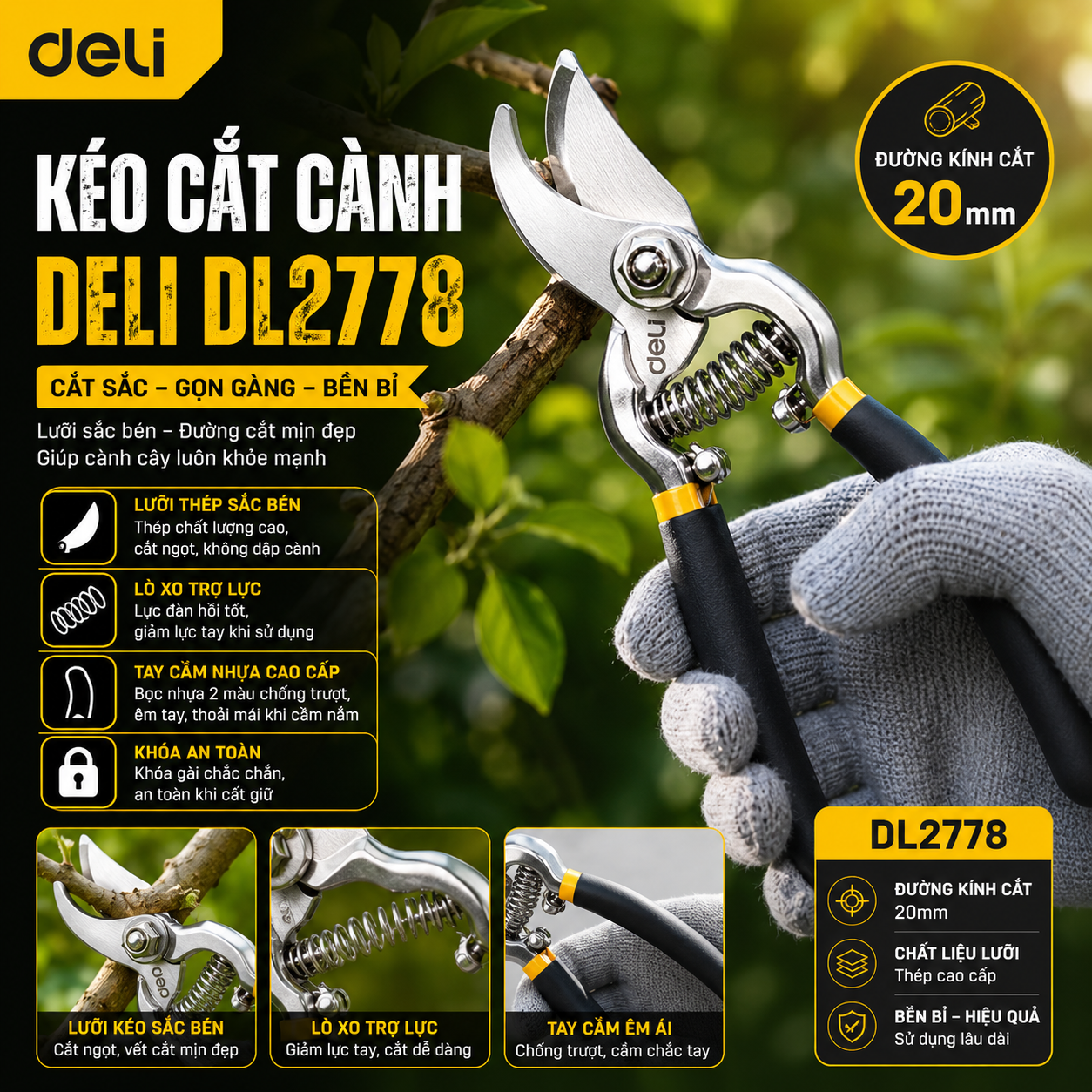 Kéo cắt cành 8.5