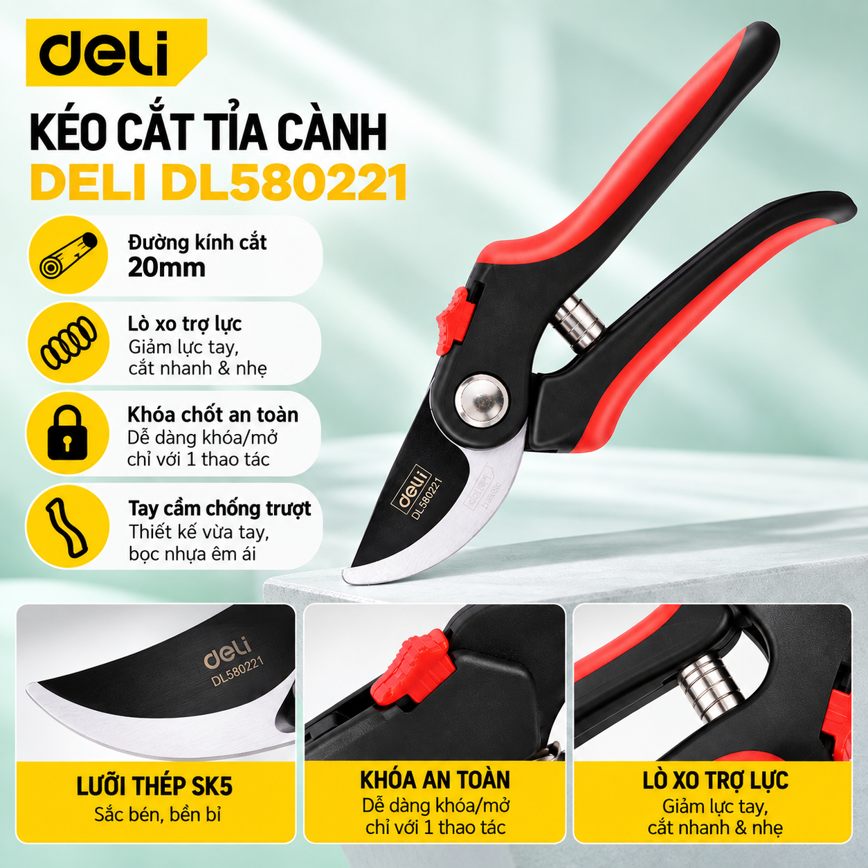 Kéo cắt cành DL580221