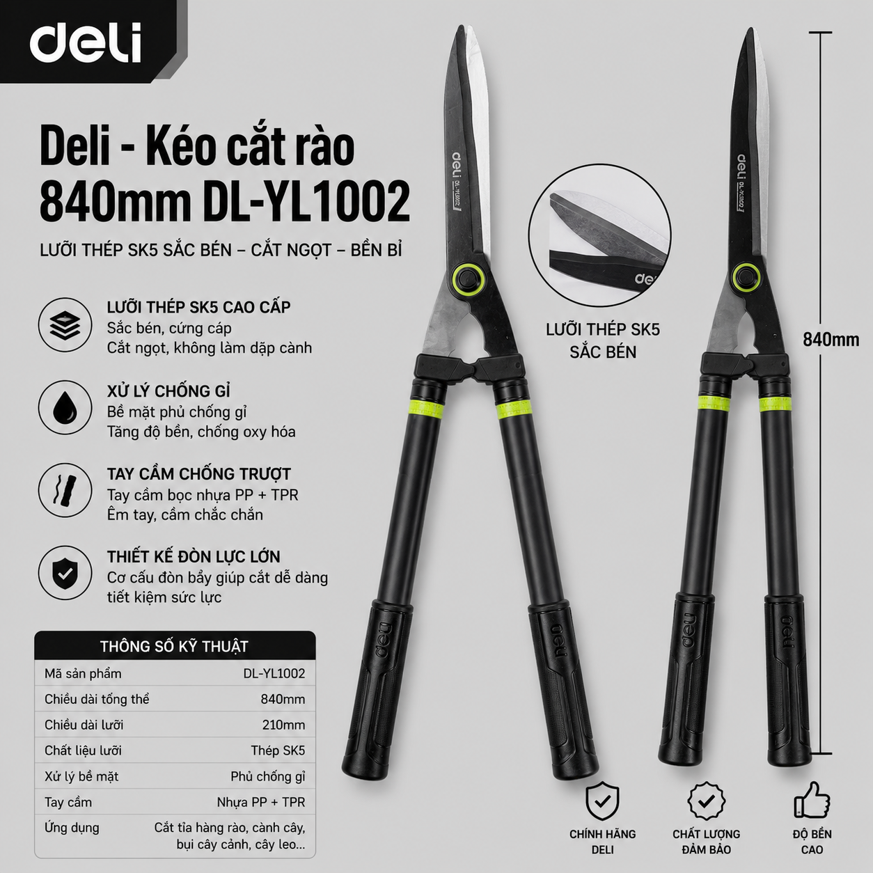 Kéo cắt rào 840mm E