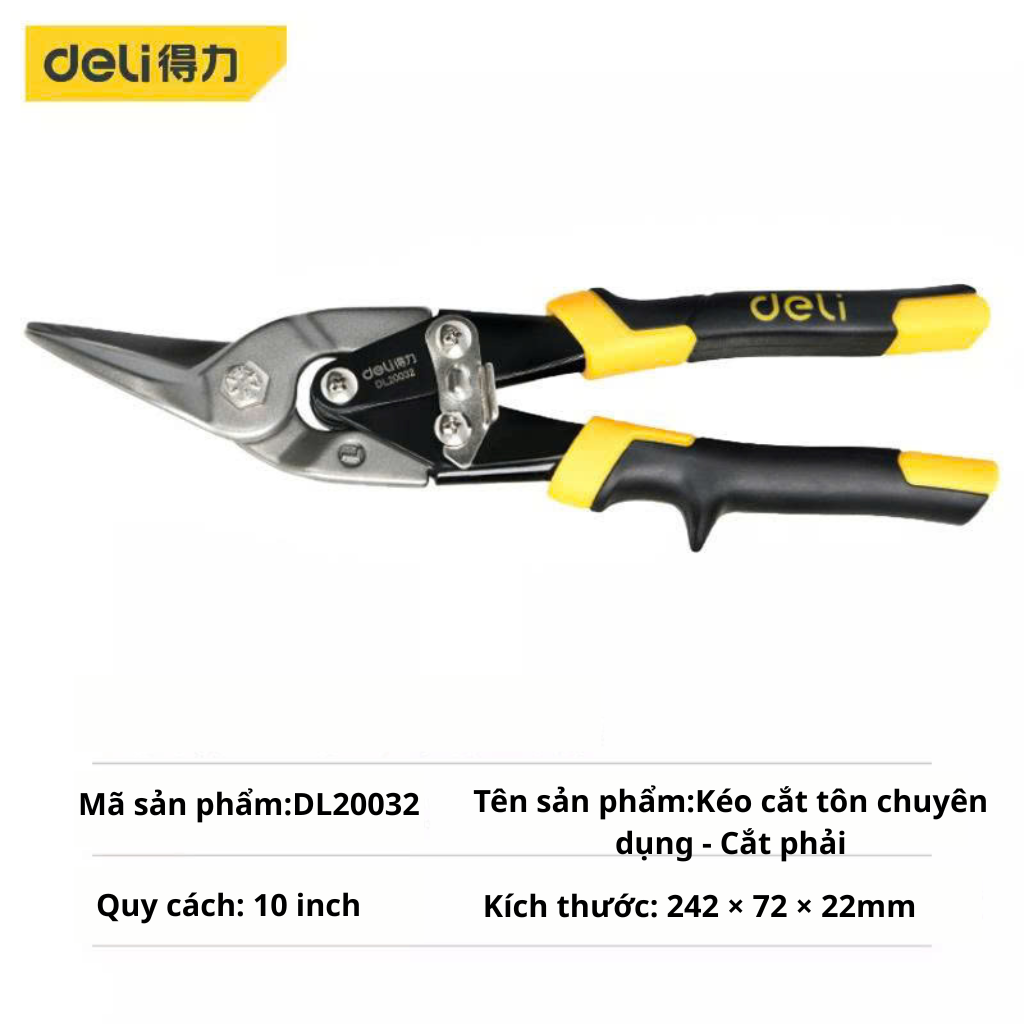 Kéo cắt tole phải 250mm