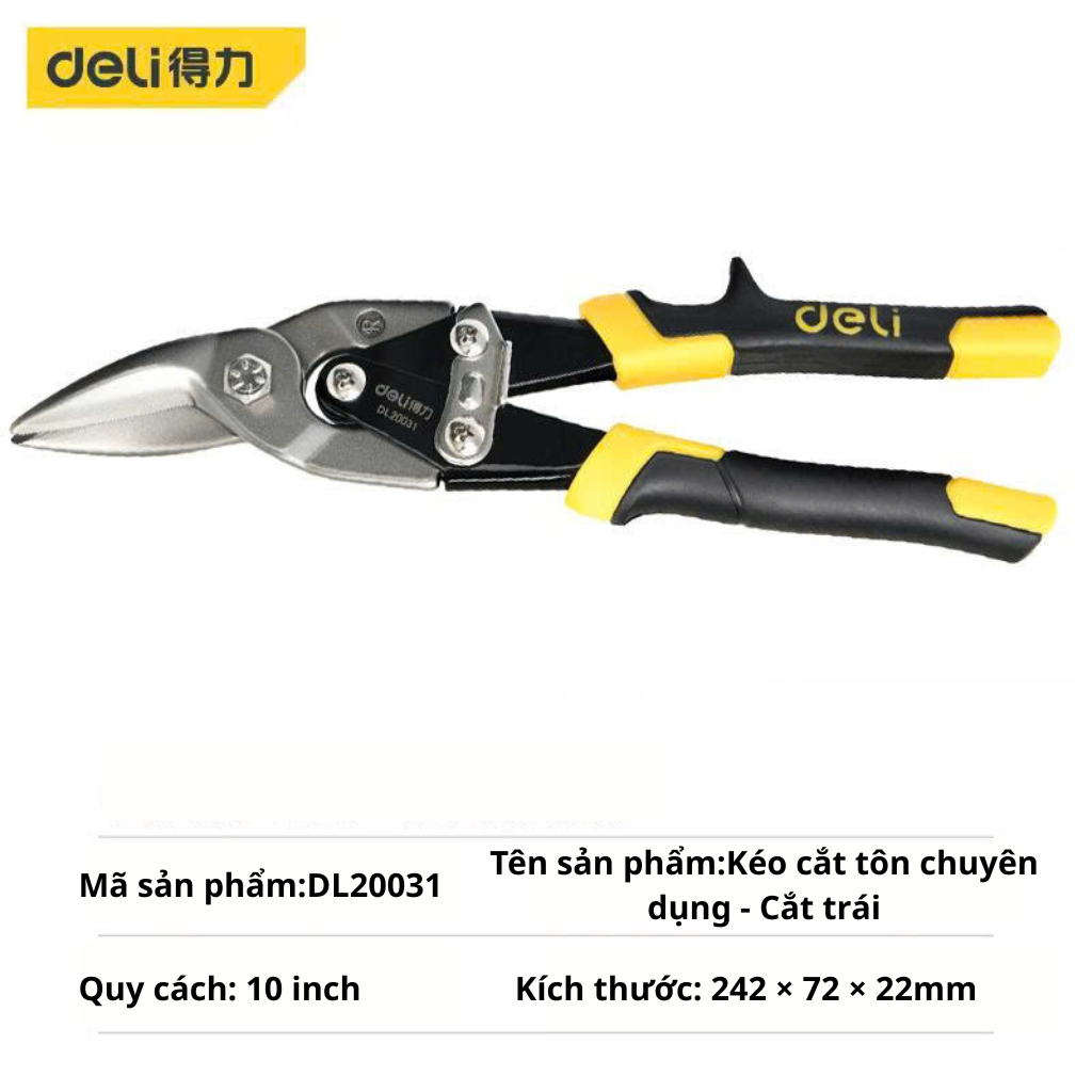 Kéo cắt tole trái 250mm
