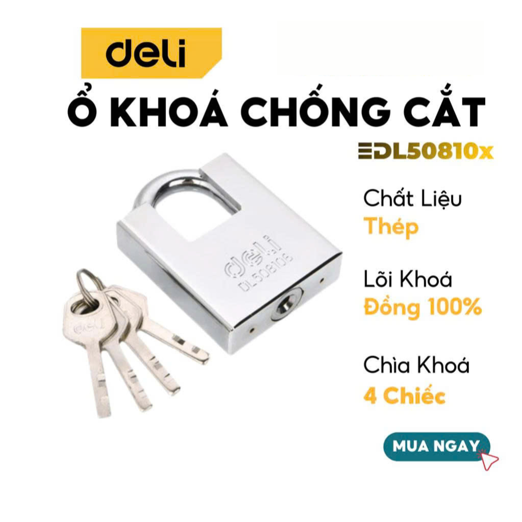 Khóa chống cắt hợp kim 60mm