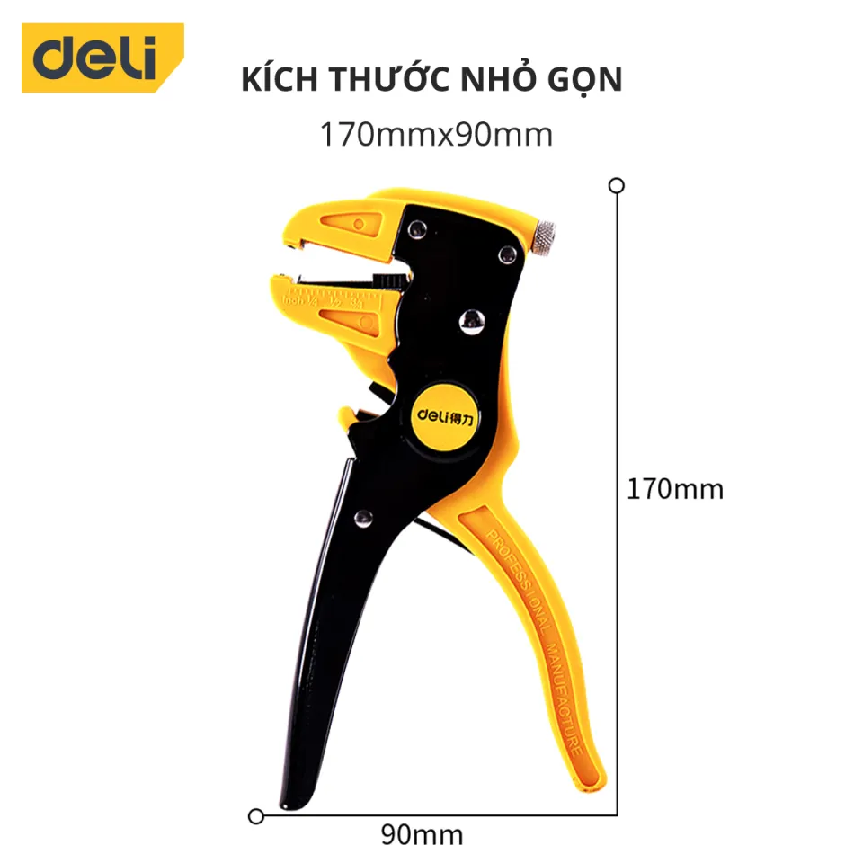 Kìm tuốt dây điện mỏ vịt 6.5