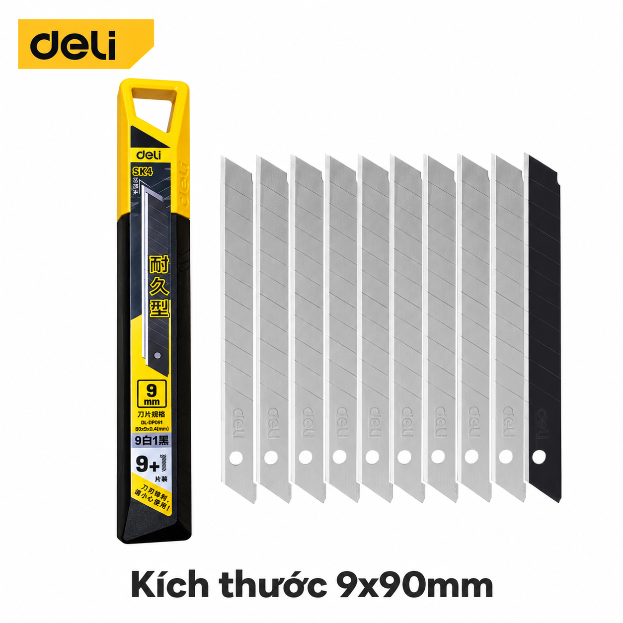 Hộp Lưỡi dao rọc giấy 9x90mm