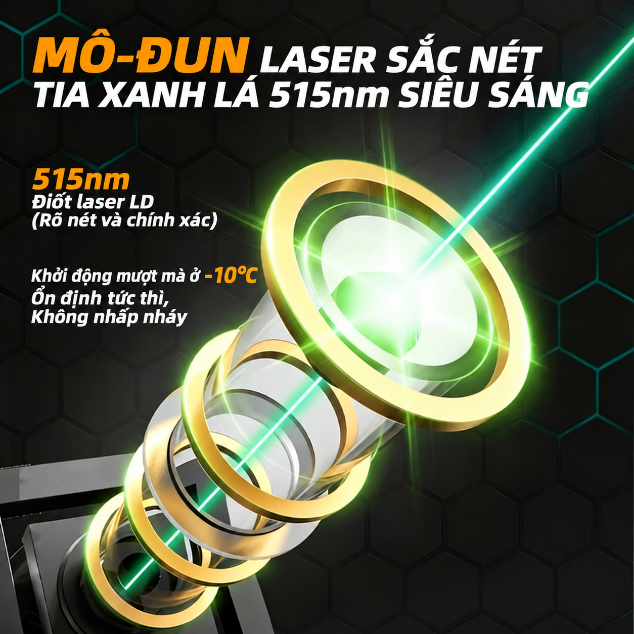 Máy Cân Bằng Laser 2 Tia Deli