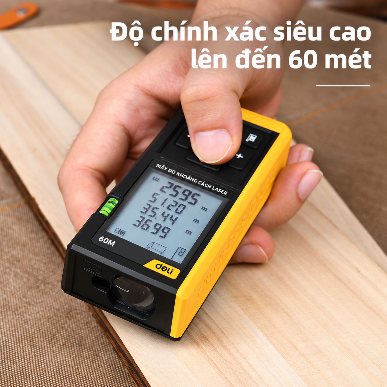 Máy đo khoảng cách laser 60m