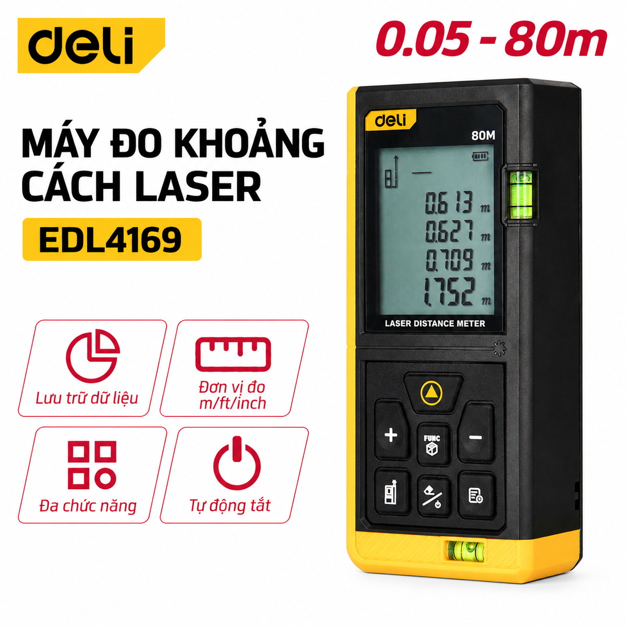 Máy đo khoảng cách laser 80m