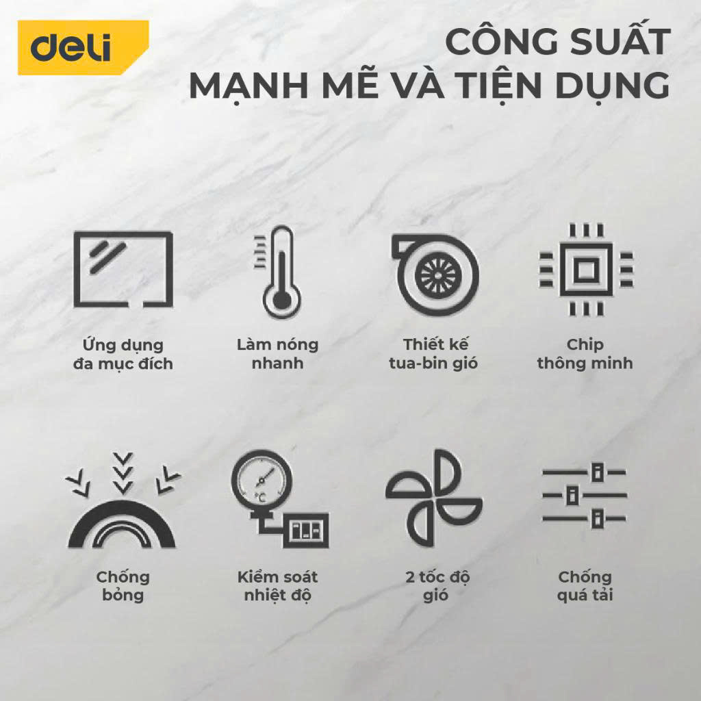 Máy khò nhiệt điều chỉnh 1600W