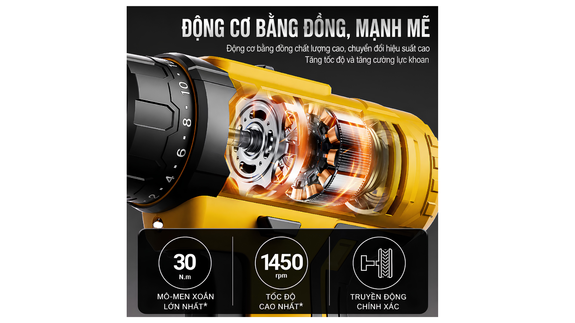 Máy khoan pin 12V, 2.0Ah DL-DZ12-5A2