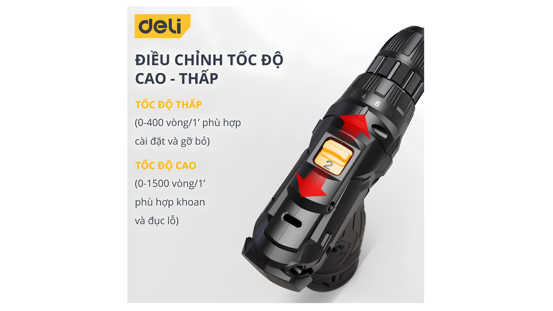 Máy khoan pin 12V, 2.0Ah DL-DZ12-5A2