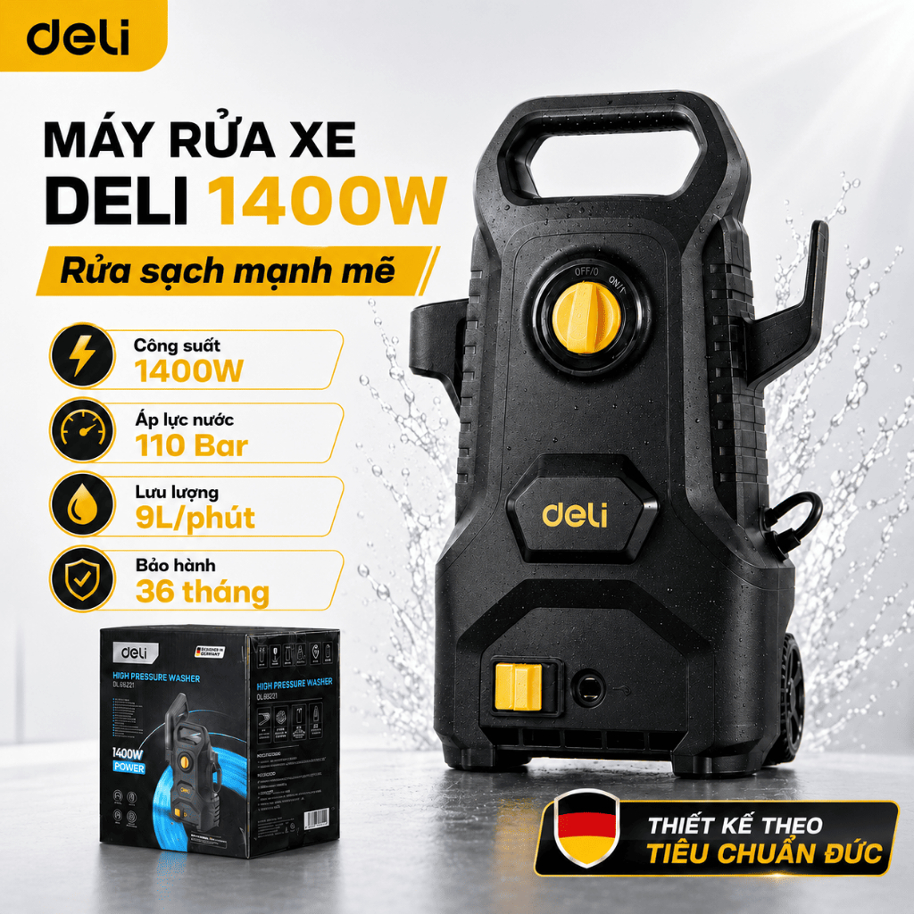 Máy rửa xe áp lực cao dạng đứng