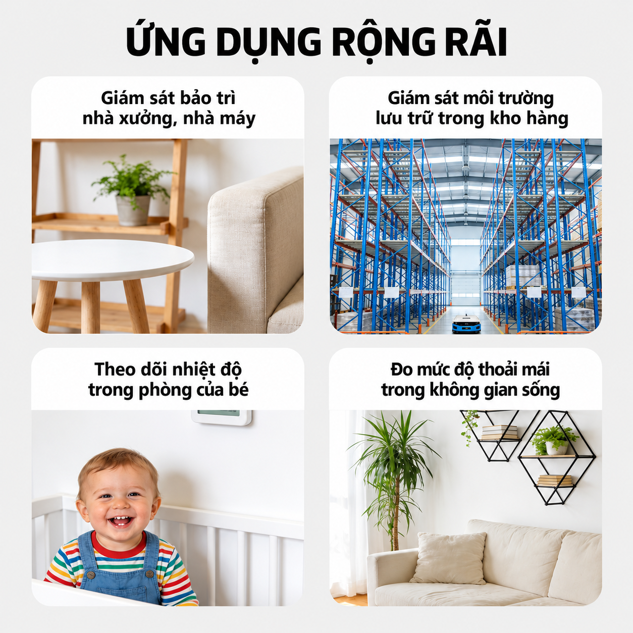 Nhiệt Ẩm Kế Deli -10~50 độ C