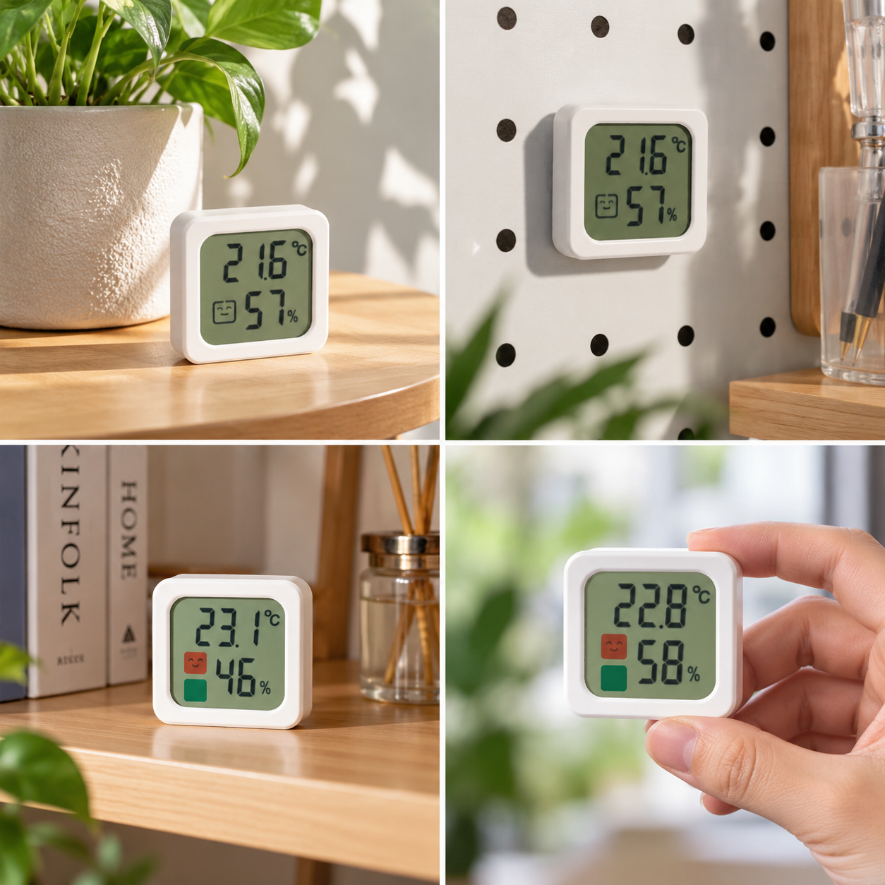 Nhiệt Ẩm Kế Deli -10~50 độ C