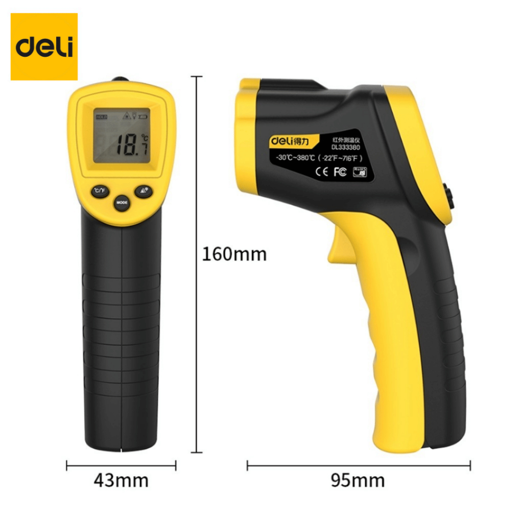 Nhiệt kế hồng ngoại -30~380°C E