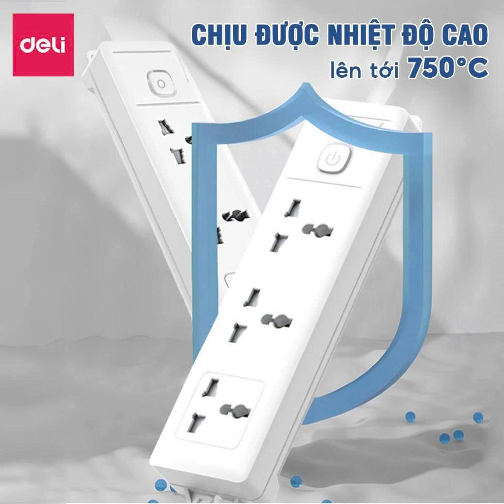Ổ điện đa năng_3 ổ_5m_Trắng C