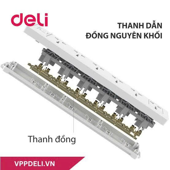 Ổ điện đa năng_6 ổ cắm_3m_Trắng C