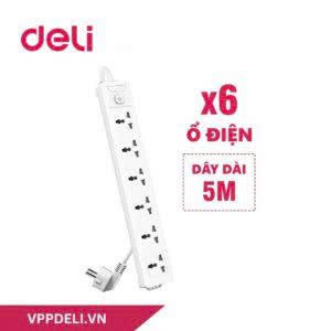 Ổ điện đa năng_6 ổ cắm_3m_Trắng C