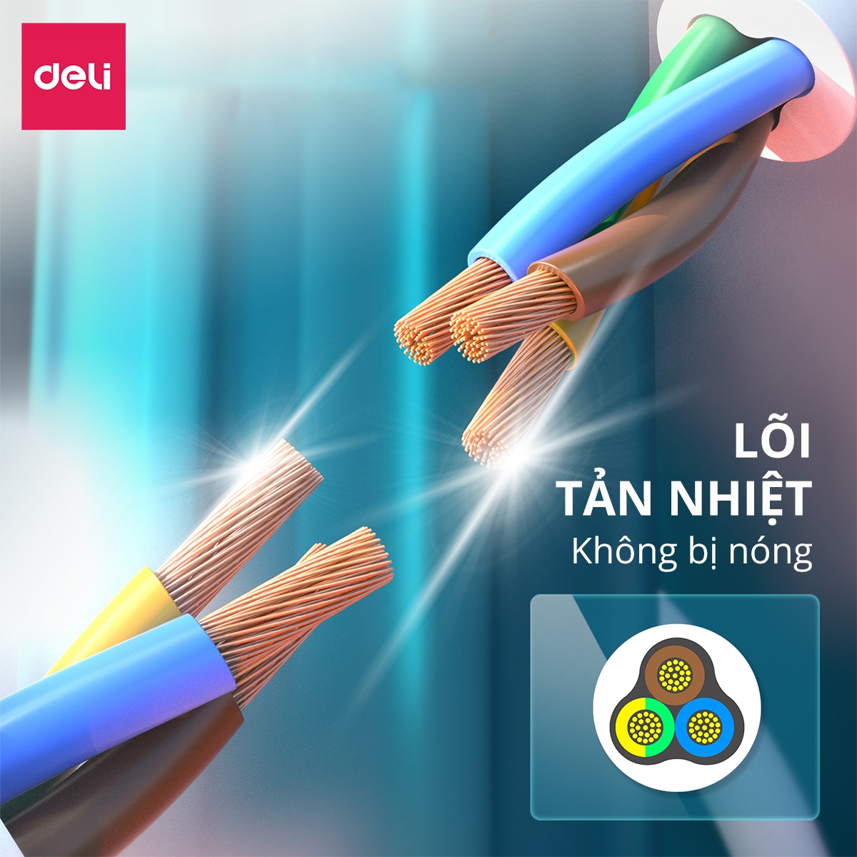 Ổ điện lập phương_4 ổ+2A1C+1.6m C