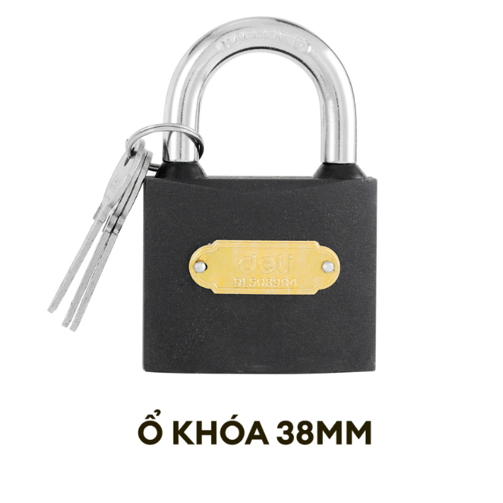 Ổ khóa đen 38mm