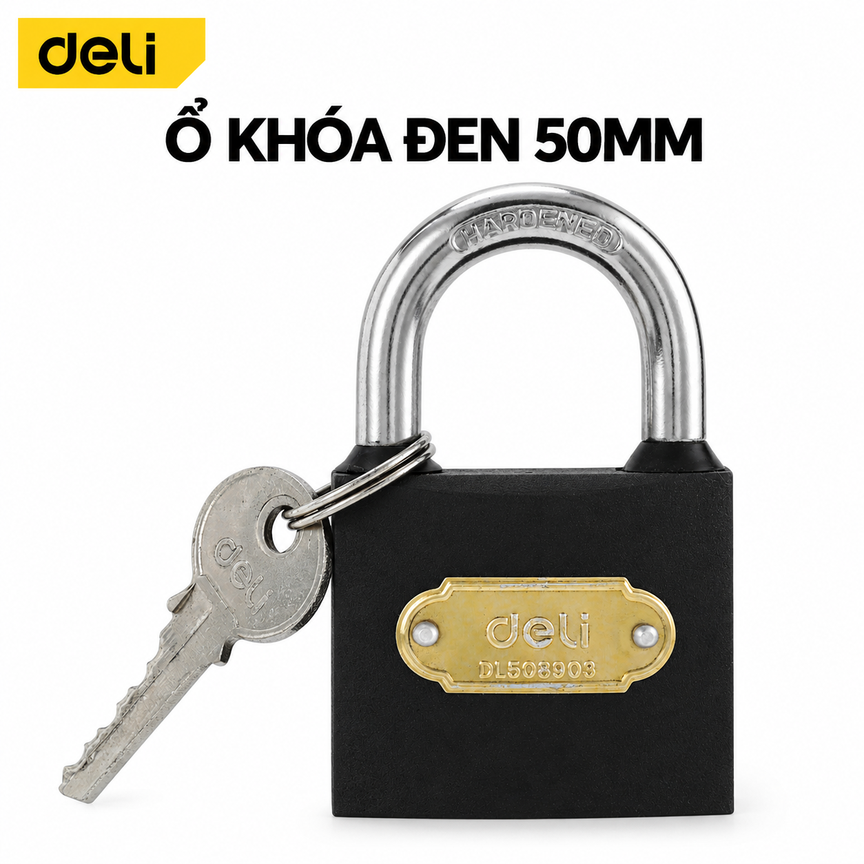 Ổ khóa đen 50mm