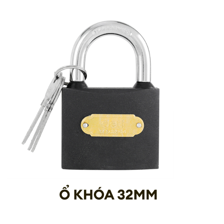 Ổ khóa đen 63mm