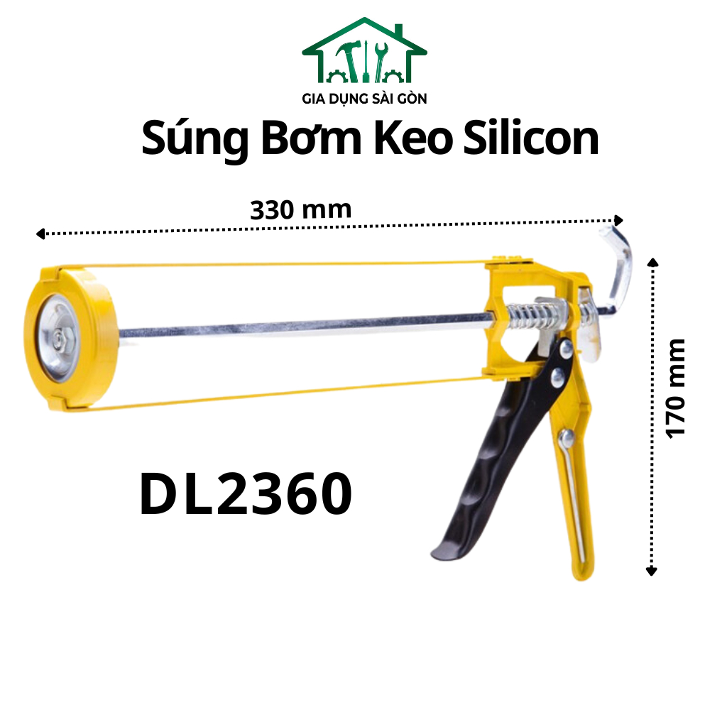 Súng bơm keo silicon 9