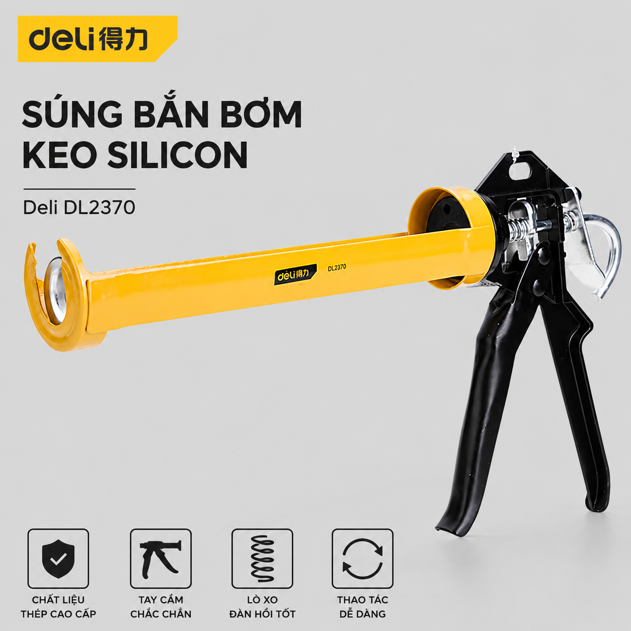 Súng bơm keo silicon 9