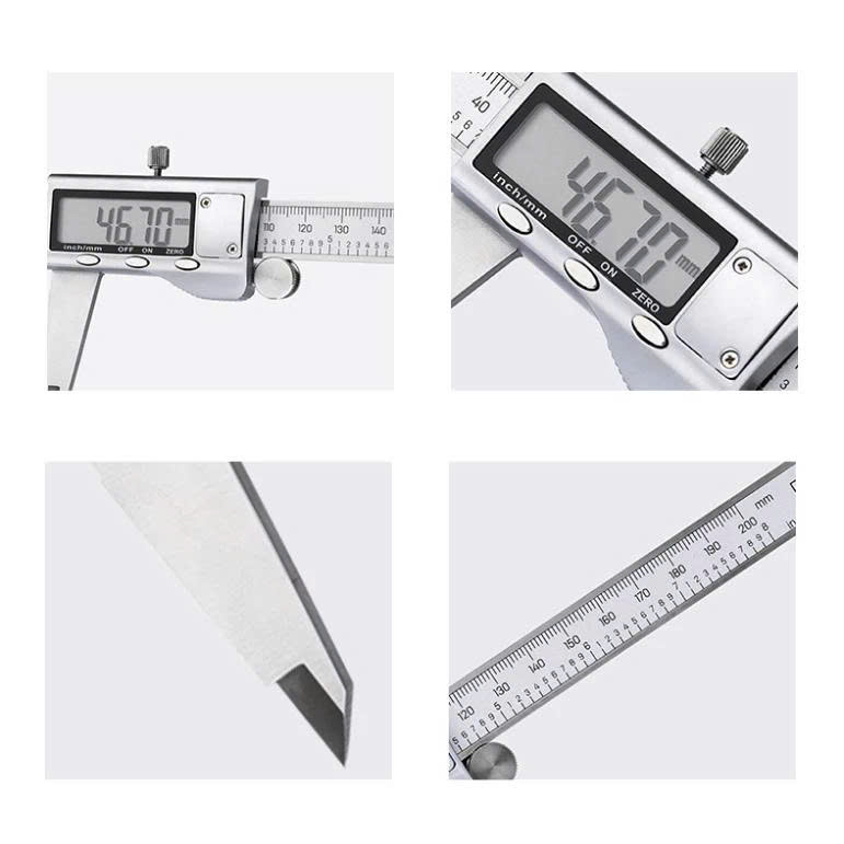 Thước kẹp Vernier 200mm có màn led