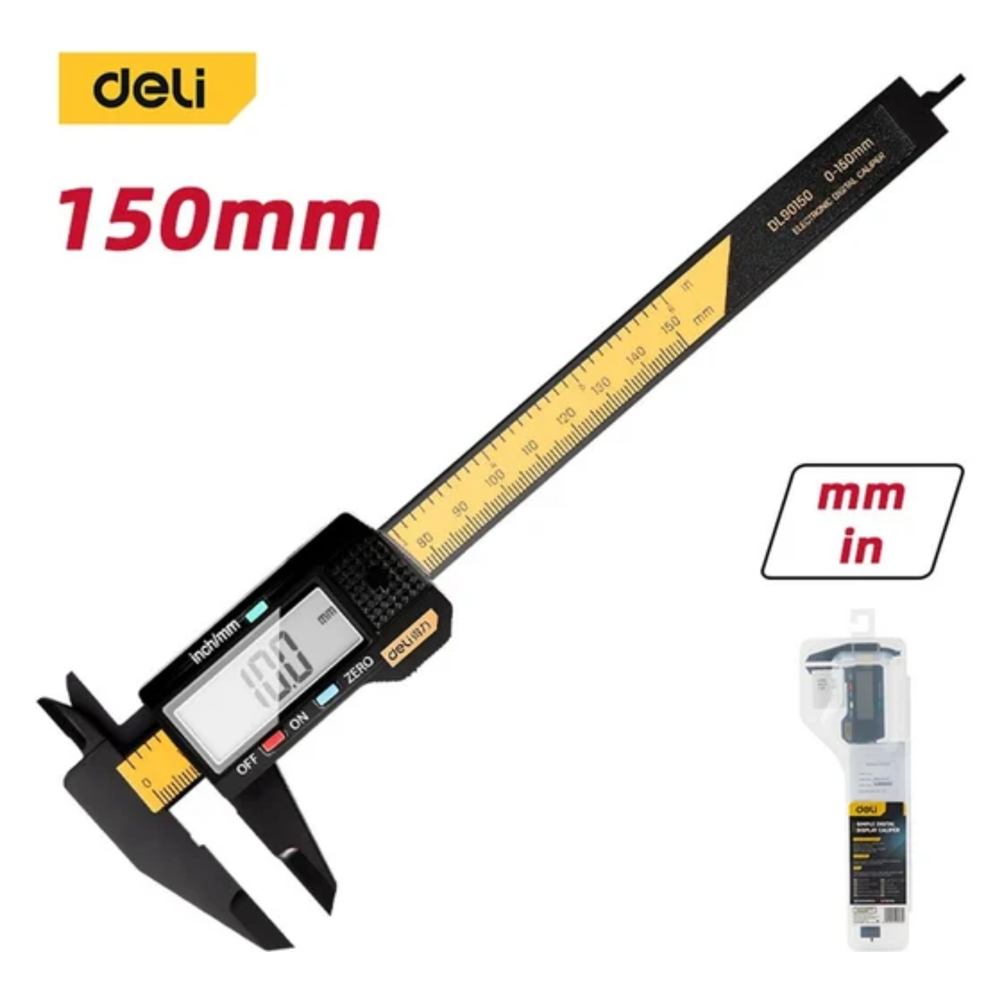 Thước kẹp điện tử thân nhựa - 150mm