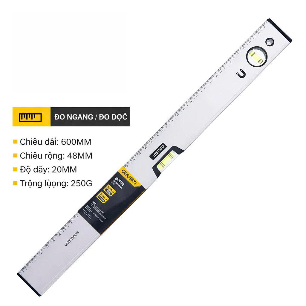 Thước thủy nhôm 600mm