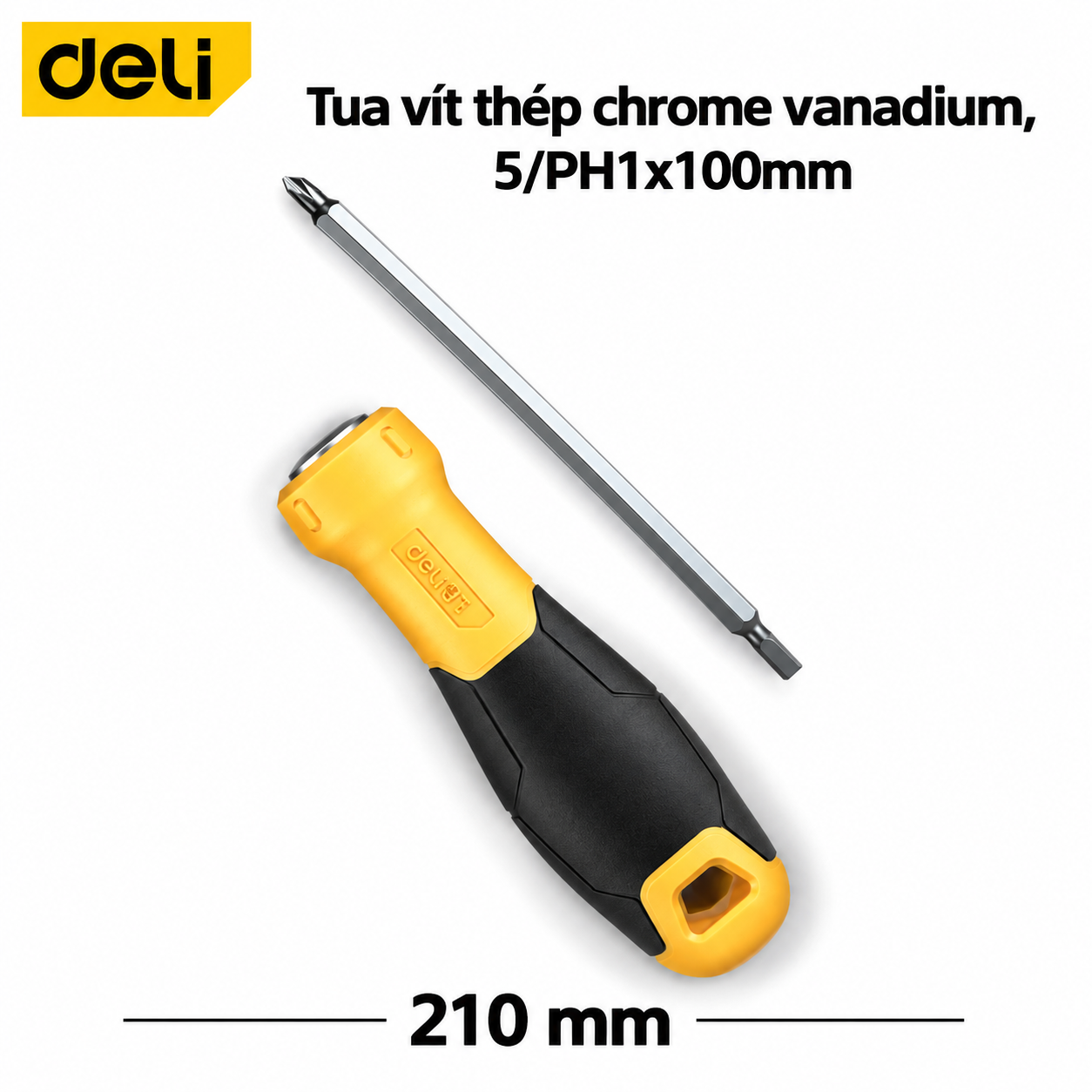 Tua vít thép chrome vanadium, 5/PH1x100mm
