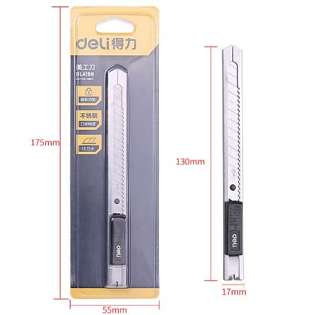 combo 3 Dao rọc giấy mini 17x130mm, lưỡi SK5
