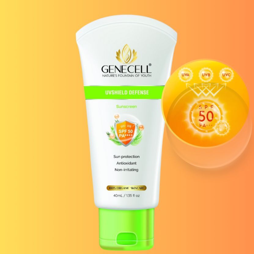 CHỐNG NẮNG GENECELL UVSHIELD DEFENSE – LÁ CHẮN KÉP CHO LÀN DA