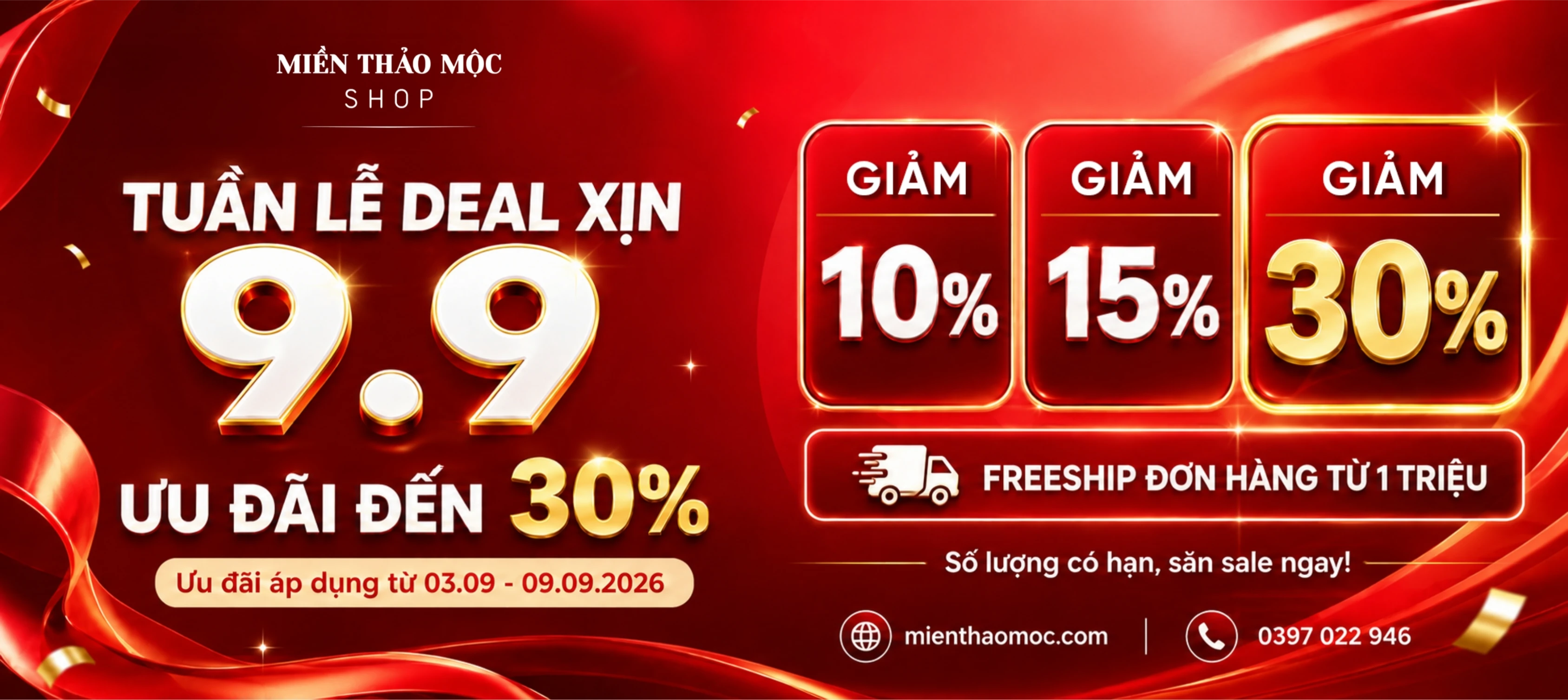 TUẦN LỄ DEAL XỊN 9-9