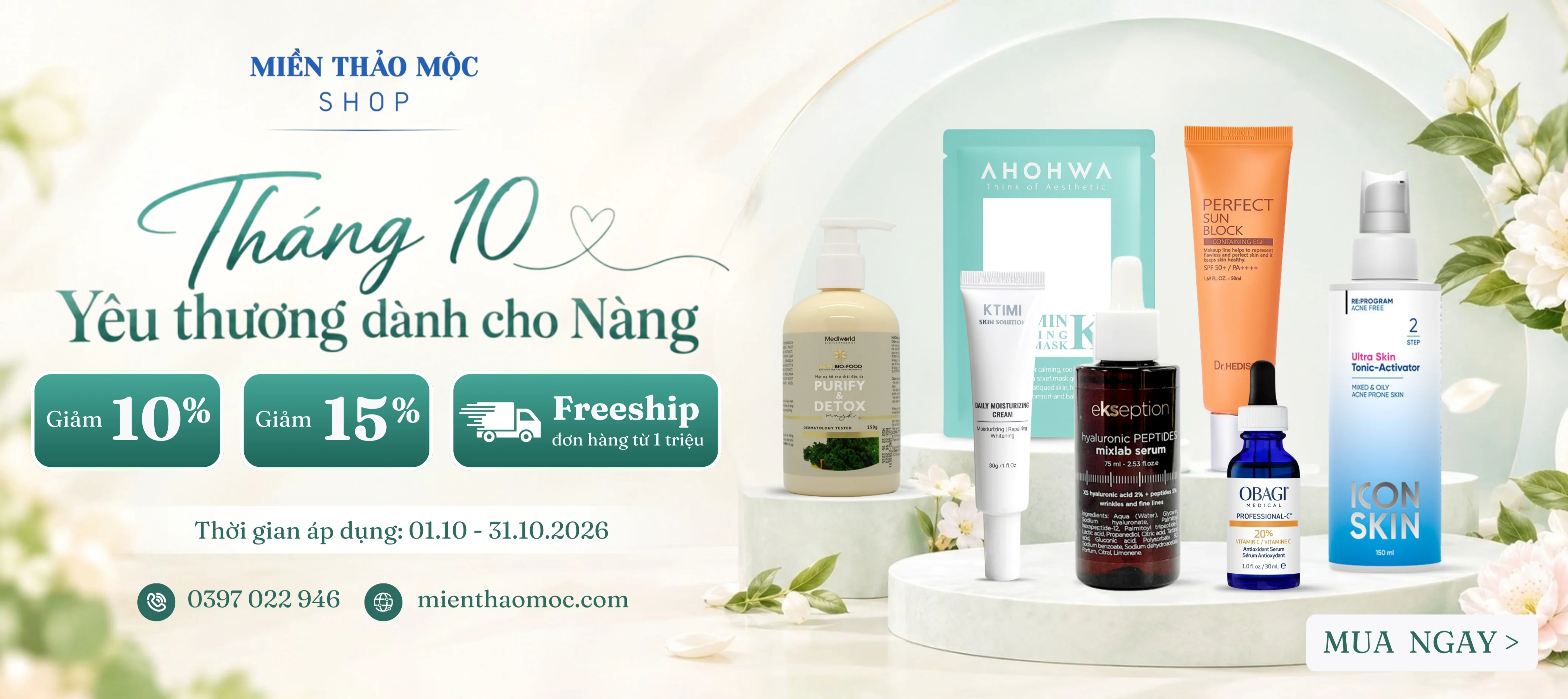 Ưu Đãi Tháng 10