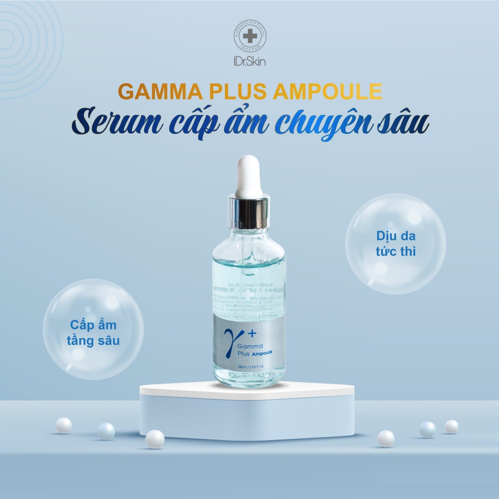 Tinh chất serum dưỡng ẩm Gamma Plus Ampoule Idrskin