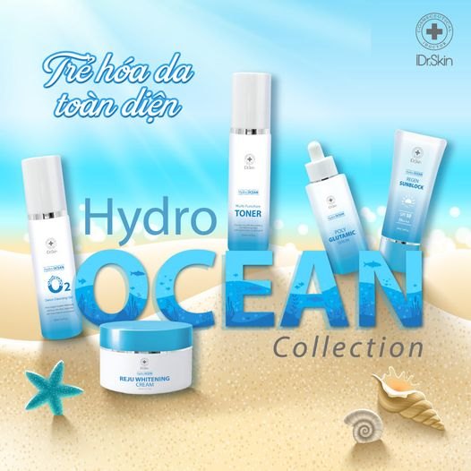 Bộ sản phẩm chăm sóc da toàn diện Hydro Ocean Collection Idrskin