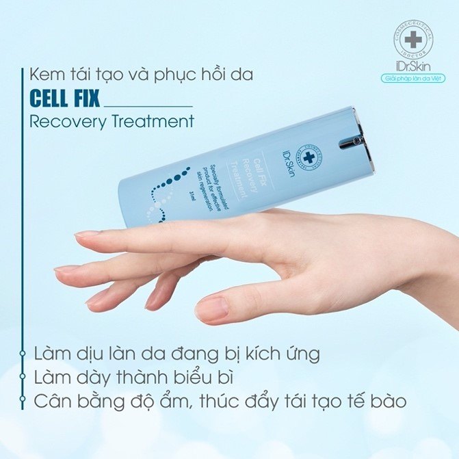 Kem tái tạo và phục hồi da Cell Fix Recovery Treatment Idrskin