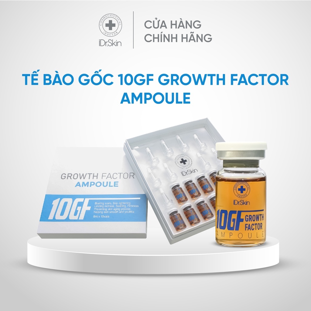 Tế bào gốc phục hồi da mỏng yếu iDr.Skin 10GF Growth Factor