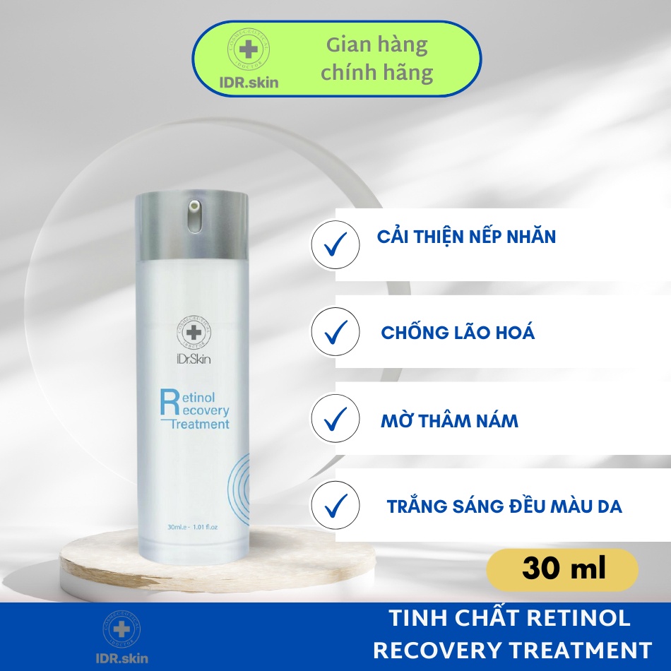 Tinh chất tái tạo và phục hồi đa tầng da Retinol Recovery Treatment Idrskin