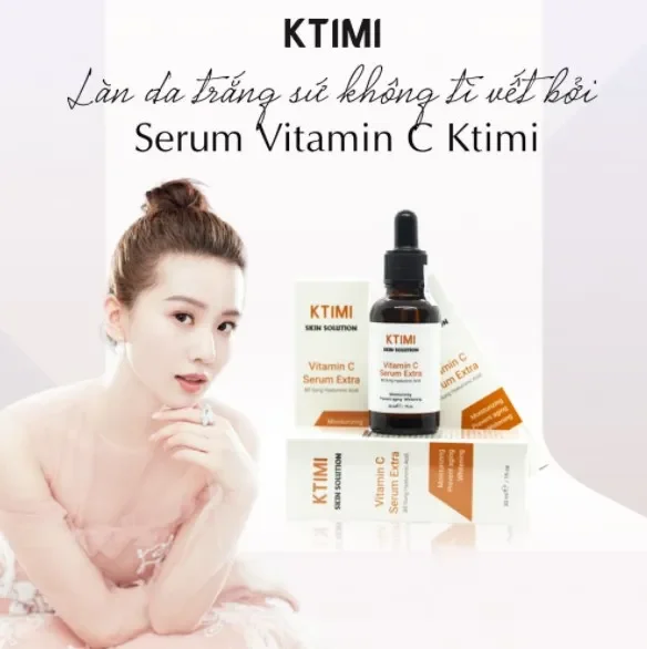 Serum dưỡng trắng da VITAMIN C EXTRA KTIMI