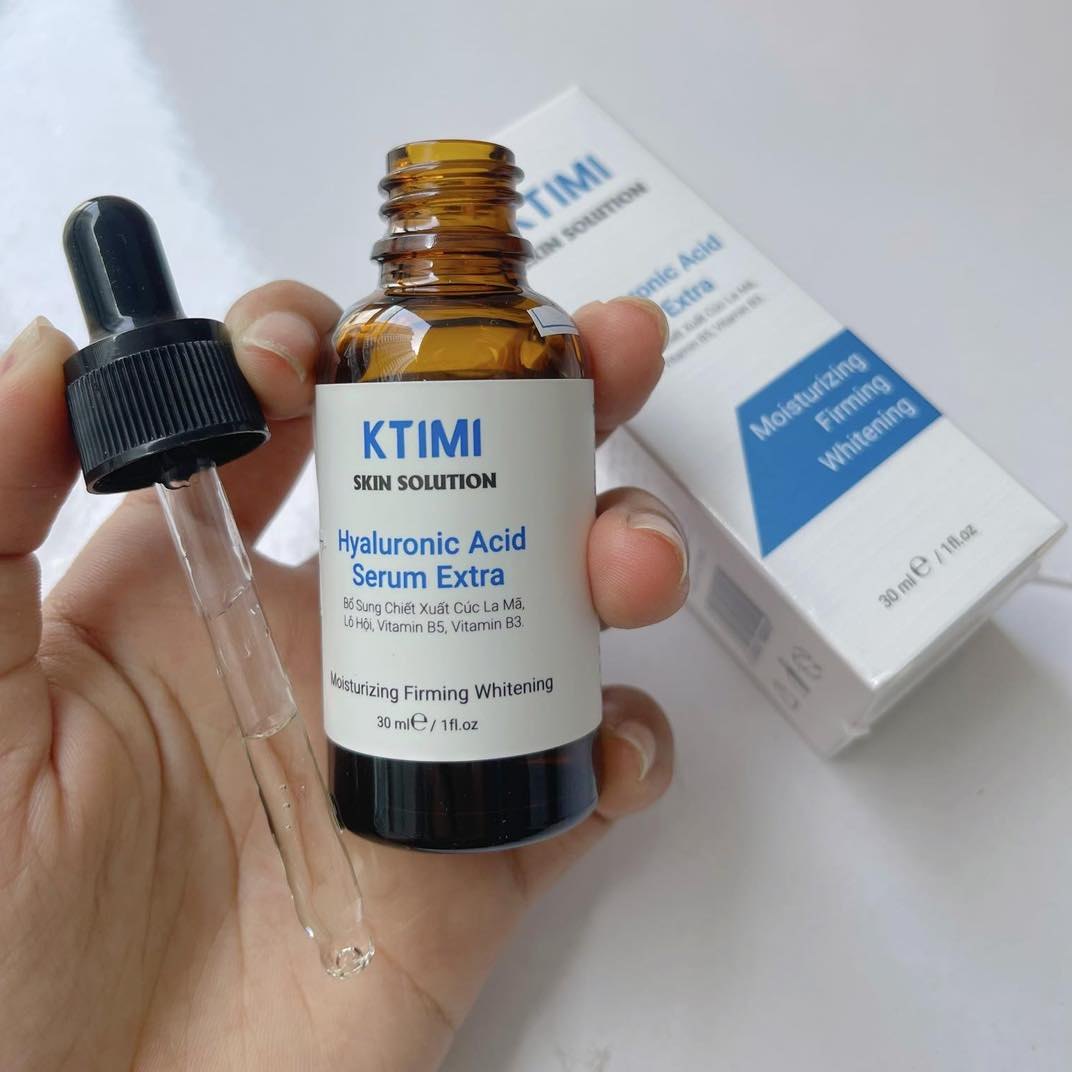 Serum cấp ẩm căng mịn da HYALURONIC ACID SERUM EXTRA KTIMI