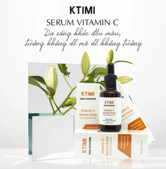 Serum dưỡng trắng da VITAMIN C EXTRA KTIMI