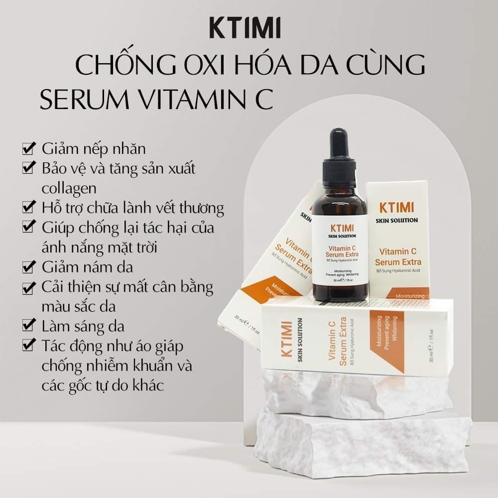 Serum dưỡng trắng da VITAMIN C EXTRA KTIMI